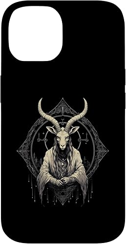 Miniatura 4 de Funda para iPhone 12 Pro Max Satanic Goat Baphomet Creepy Occult Devil Goth Lucifer