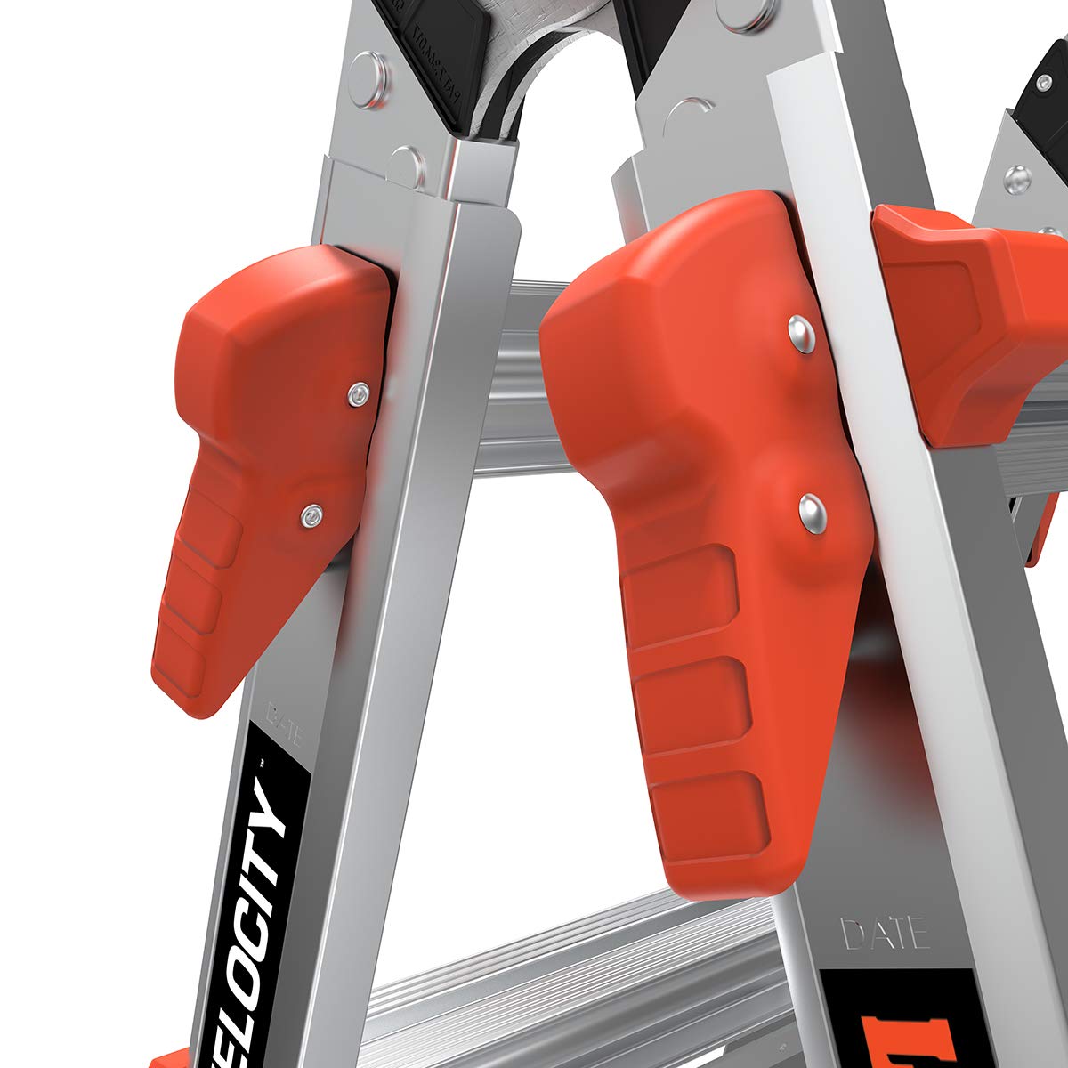Little Giant Leitern, Velocity mit Rädern, M26, 7,9 m, Multi-Positionsleiter, Aluminium, Typ 1A, 136 kg Tragfähigkeit, (15426-001)