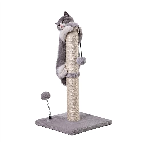 MECOOL Cat Scratching Post Premium Basics Kitten Scratcher Sisal Scratch