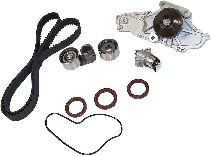 DNJ TBK284CWP Timing Belt Kit with Water Pump for 1997-2002 Acura, Honda Accord, CL, Odyssey 3.0L-3.5L V6 24V SOHC 2997cc