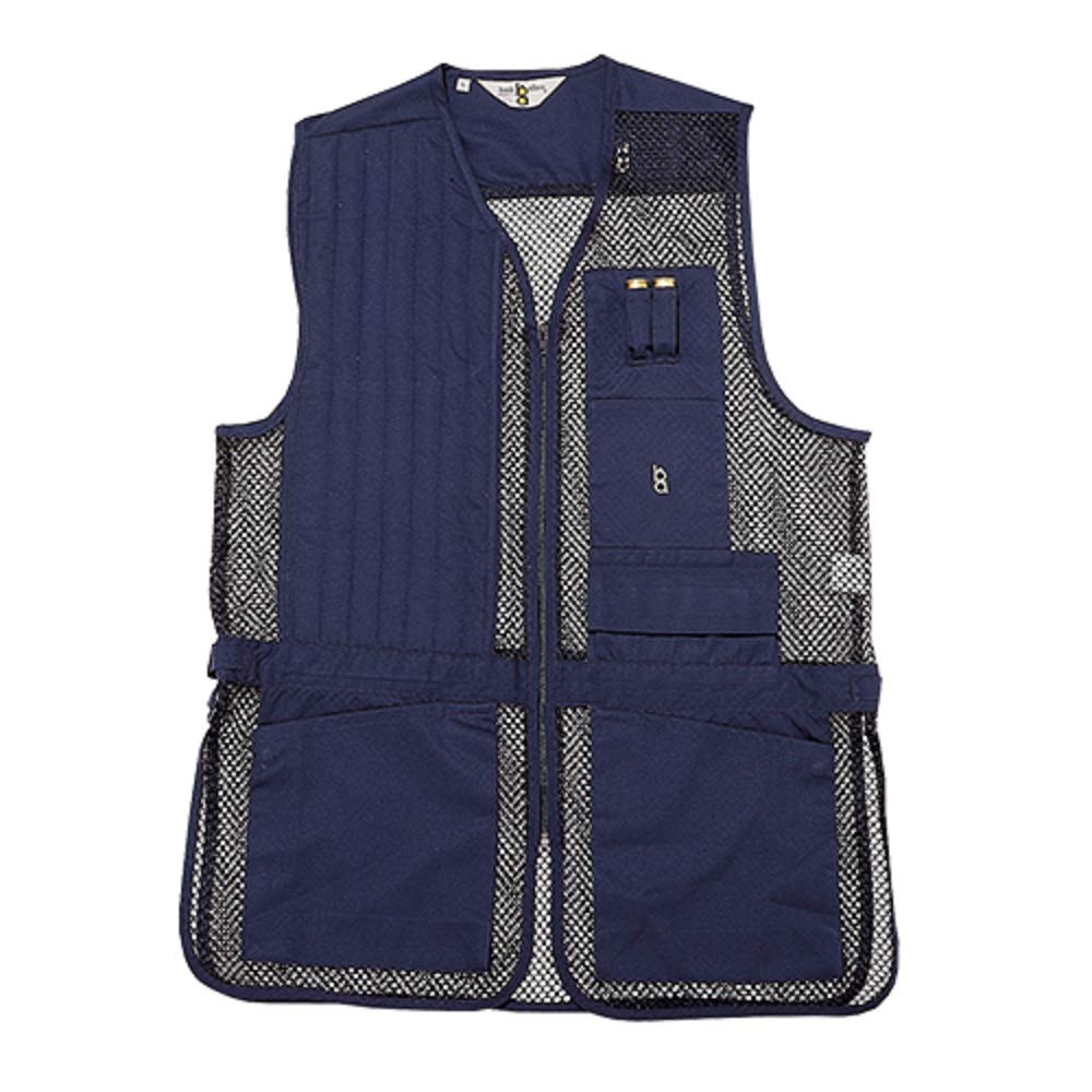 Bob-Allen Shooting Vest, Left Handed, Navy, Large