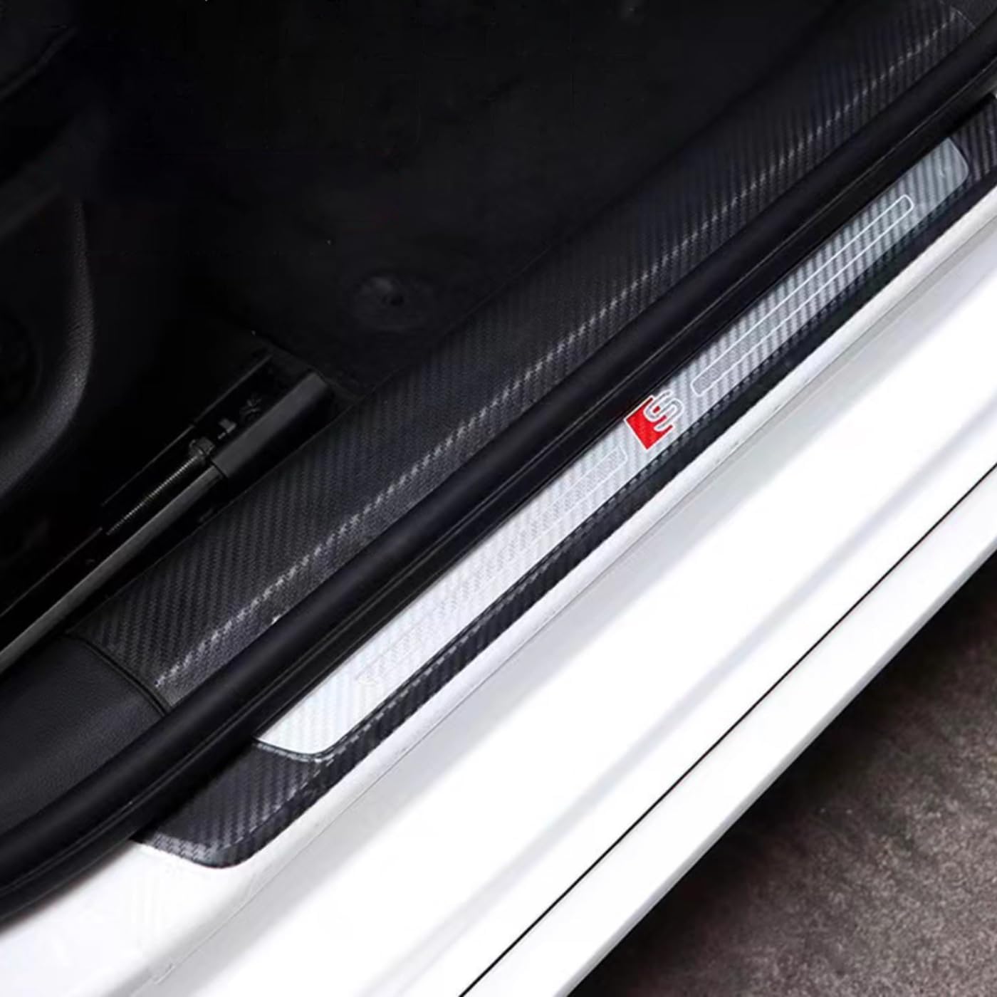 CNC Bike Frame Protection Tape,Bicycle Frame Protector Sticker-Frame Protection Paint Film 3m(4”x118”), Carbon Fiber Pattern Frame Guard Wrap for Mountain Bike/Gravel/MTB/Road Bike etc.