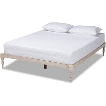 Baxton Studio Platform, King, Antique White