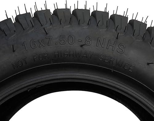 Vista 141 de MOTORHOT Neumáticos para cortacésped de 15 x 6.00-6 de 4 capas para tractor de césped y jardín, neumáticos para carrito de golf, sin cámara, 15 x