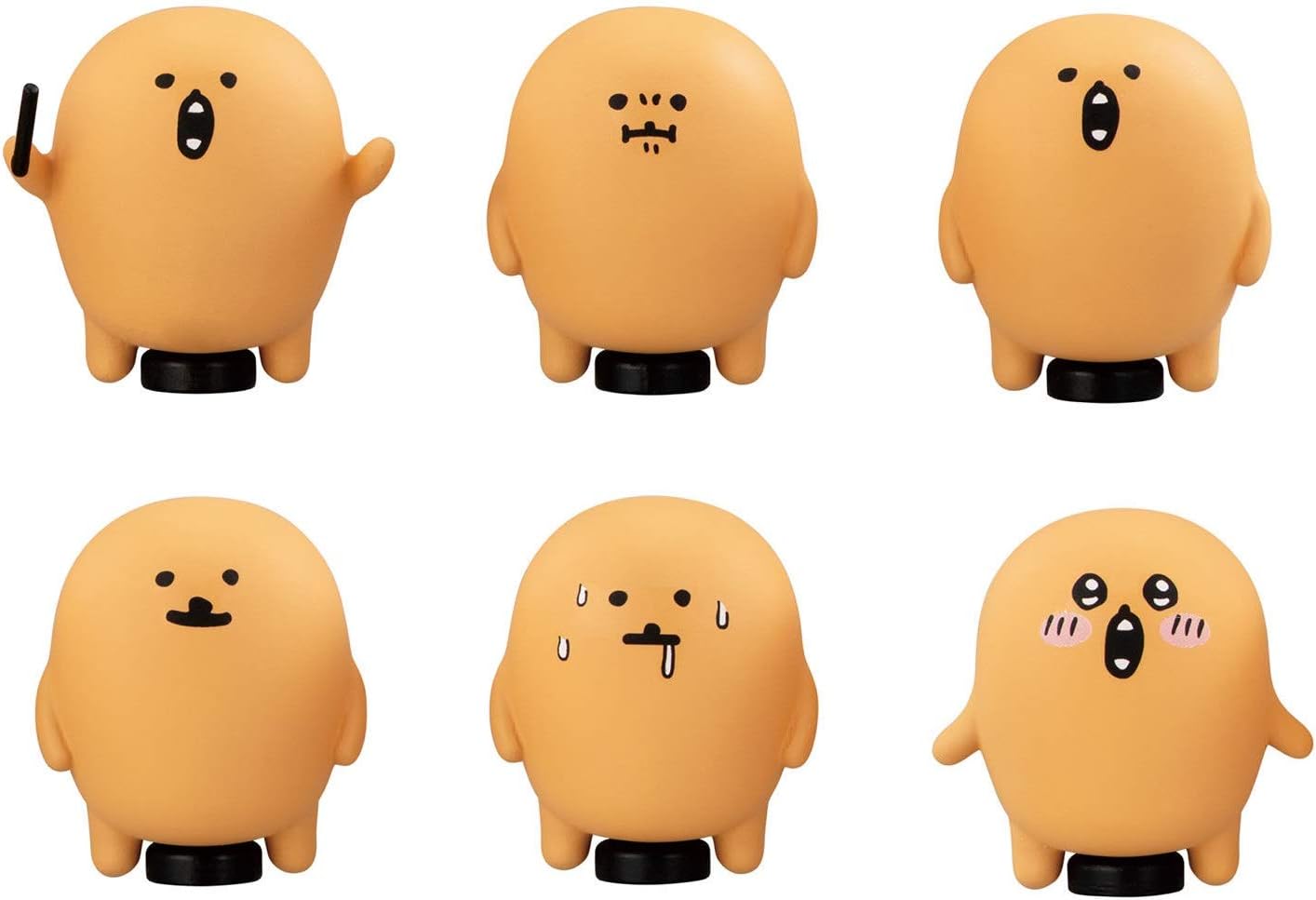 Amazon 自分ツッコミくま もぐらコロッケ ならぶんです みんなで大合唱 Ver 全6種セット フルコンプ カプセル玩具 おもちゃ