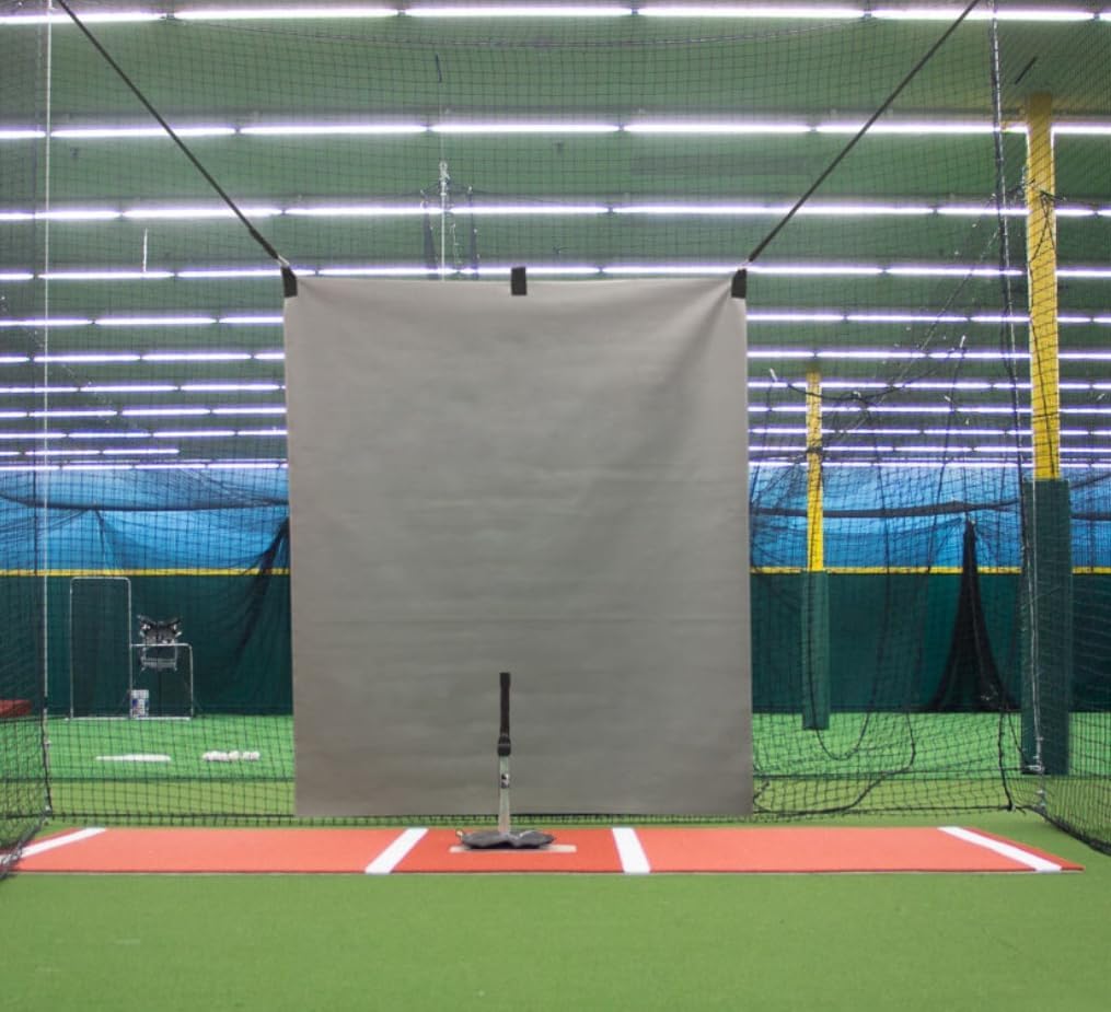 5' x 8' Vinyl Heavy Duty Baseball Batting Cage Backstop - Professional Hitting Facility BACKSTOPS - 22 oz Vinyl (GBCC)
