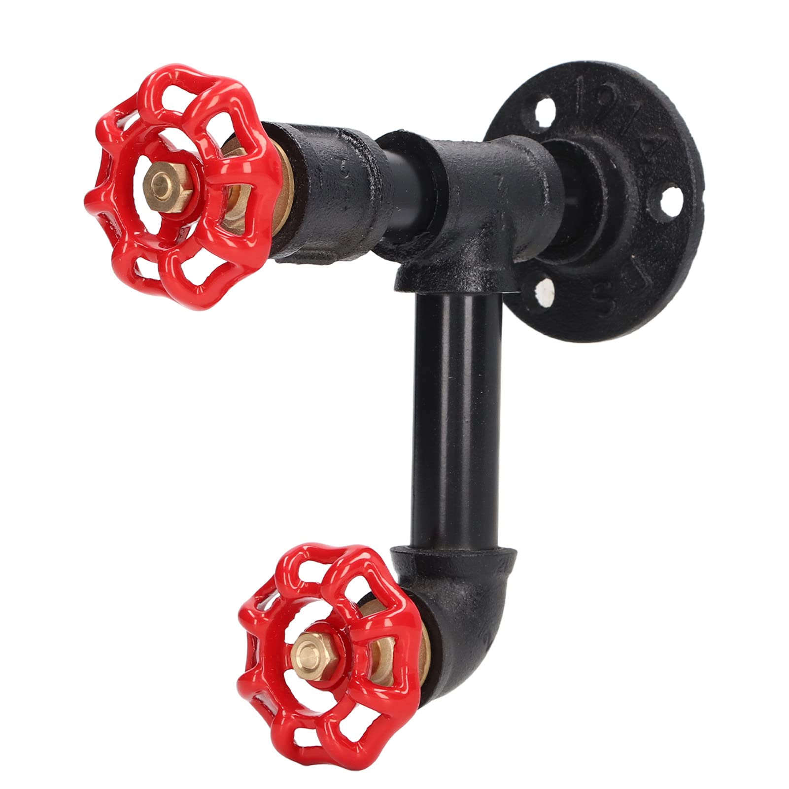 LANTRO JSIndustrial Pipe Coat Hook Rack - Keep Your Space Tidy with This Heavy Duty Rustic Holder