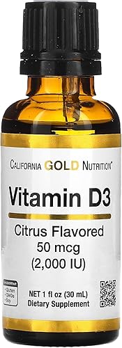 Miniatura 3 de California Gold Nutrition Vitamina D3, Cítricos, 2,000 UI, 1 fl oz (1.0 fl oz)