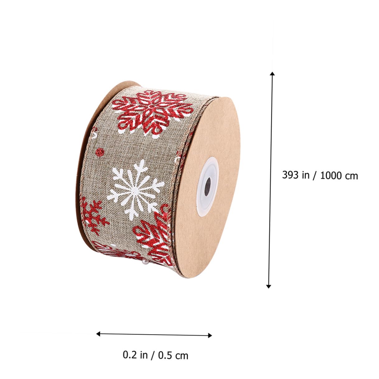 DOITOOL 3 Rollos Cinta Decorativa Navideña con Motivos Clásicos de de Metros para Manualidades DIY Envoltura de Regalos y Decoración de Pasteles Accesorio Esencial para Adornar Árbol y