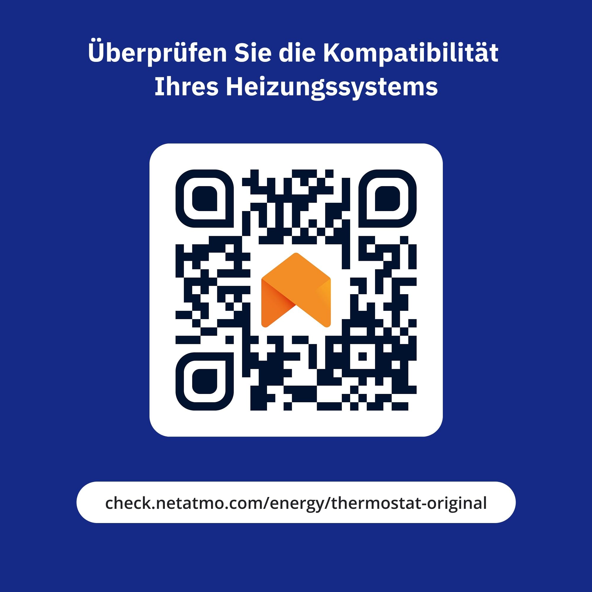 Netatmo Smartes Thermostat ORIGINAL für individuelle Heizkessel - Installationspaket, schnurlos/kabelgebunden, Halterung beiliegend, energiesparend, mit Matter kompatibel, WiFi 2.4GHz - ETP-AMZ
