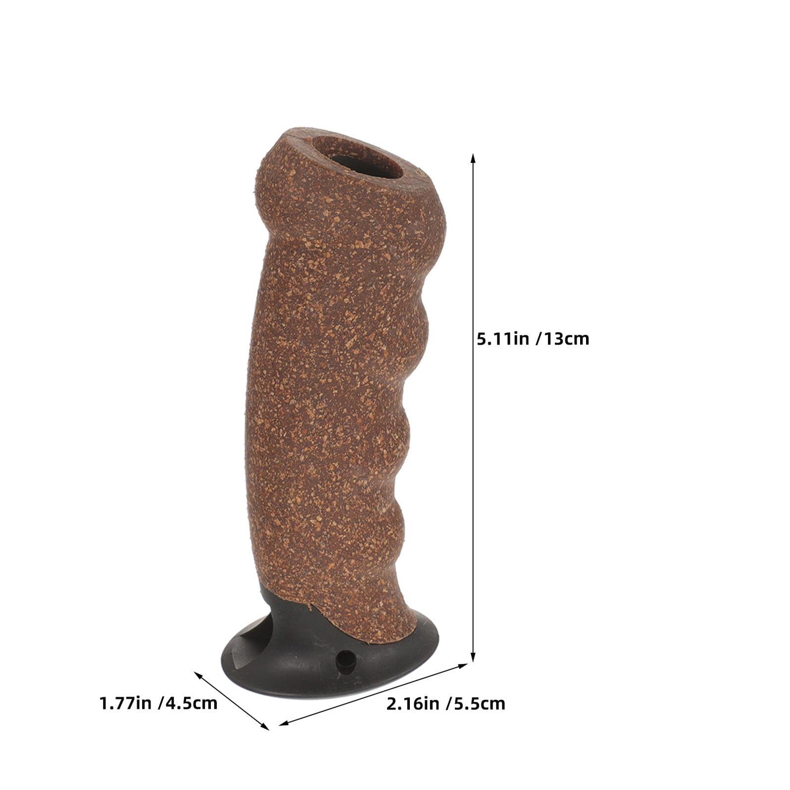 Lot de 6 Poignées en Liège Jaune pour Bâtons de Randonnée et Ski Poignées Ergonomiques de Rechange Résistantes à L’Abrasion Compatibles Bâtons Trekking