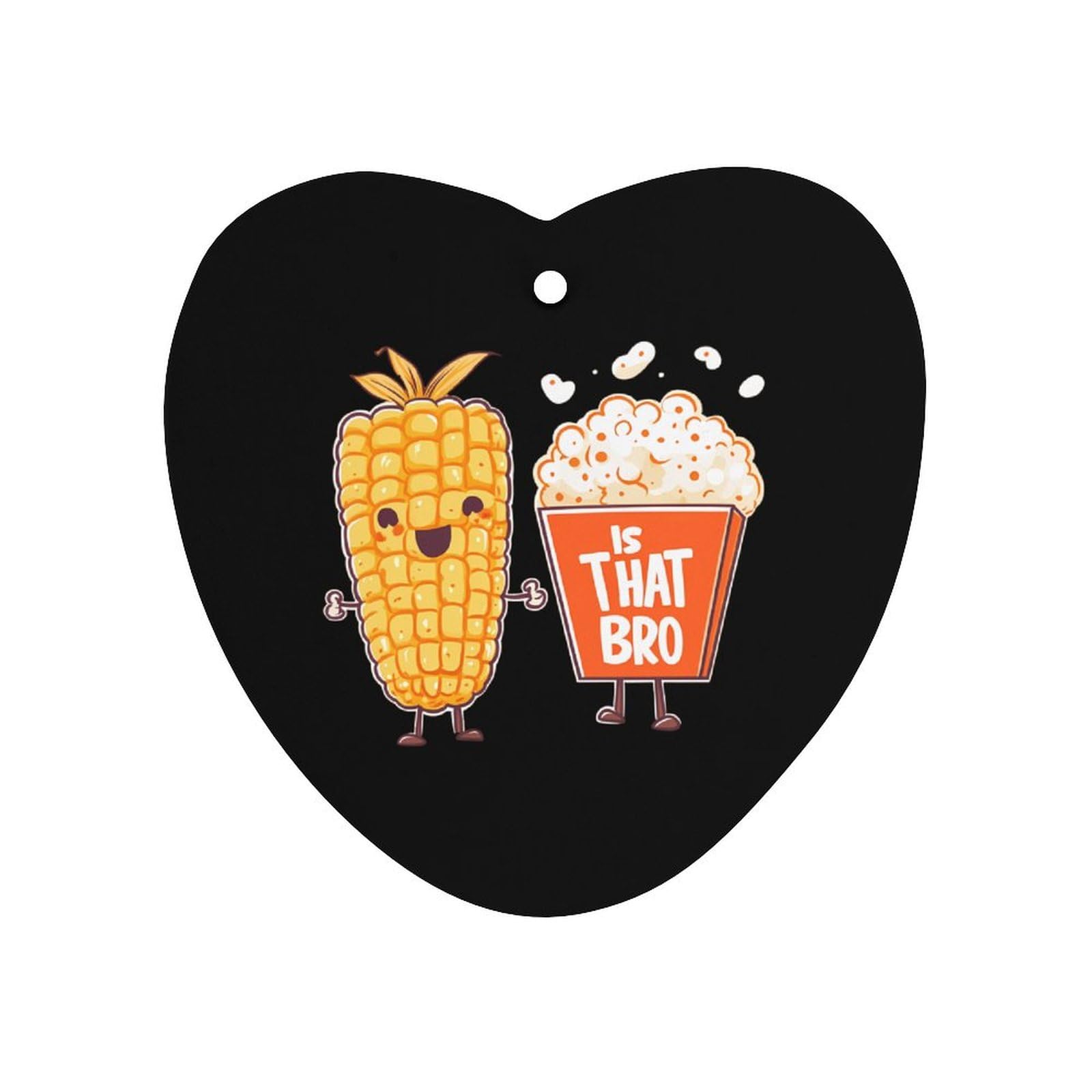 Is That You Bro Popcorn Car Air Freshener Hanging Aromatherapy Tablets for Car Accessories Love form