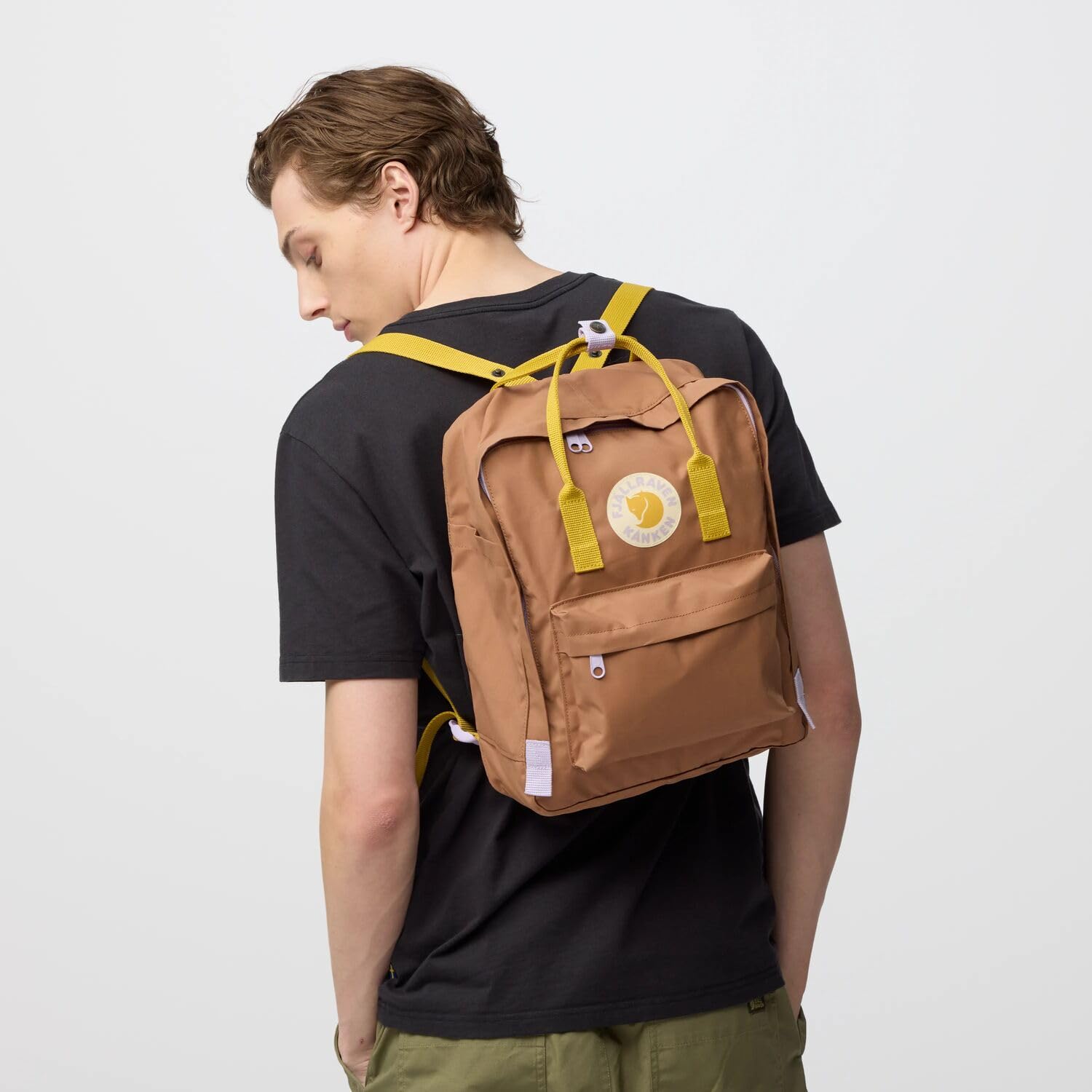 Fjällräven Rucksack Freizeitrucksack Kånken Kånken Koncept Khaki Dust - Kantarell braun