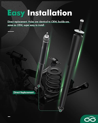 Miniatura 6 de SCITOO - Amortiguador trasero para Dodge se adapta a 2005-2019 para Chrysler 300,2011-2019 para Dodge Challenger, 2006-2020 para Dodge