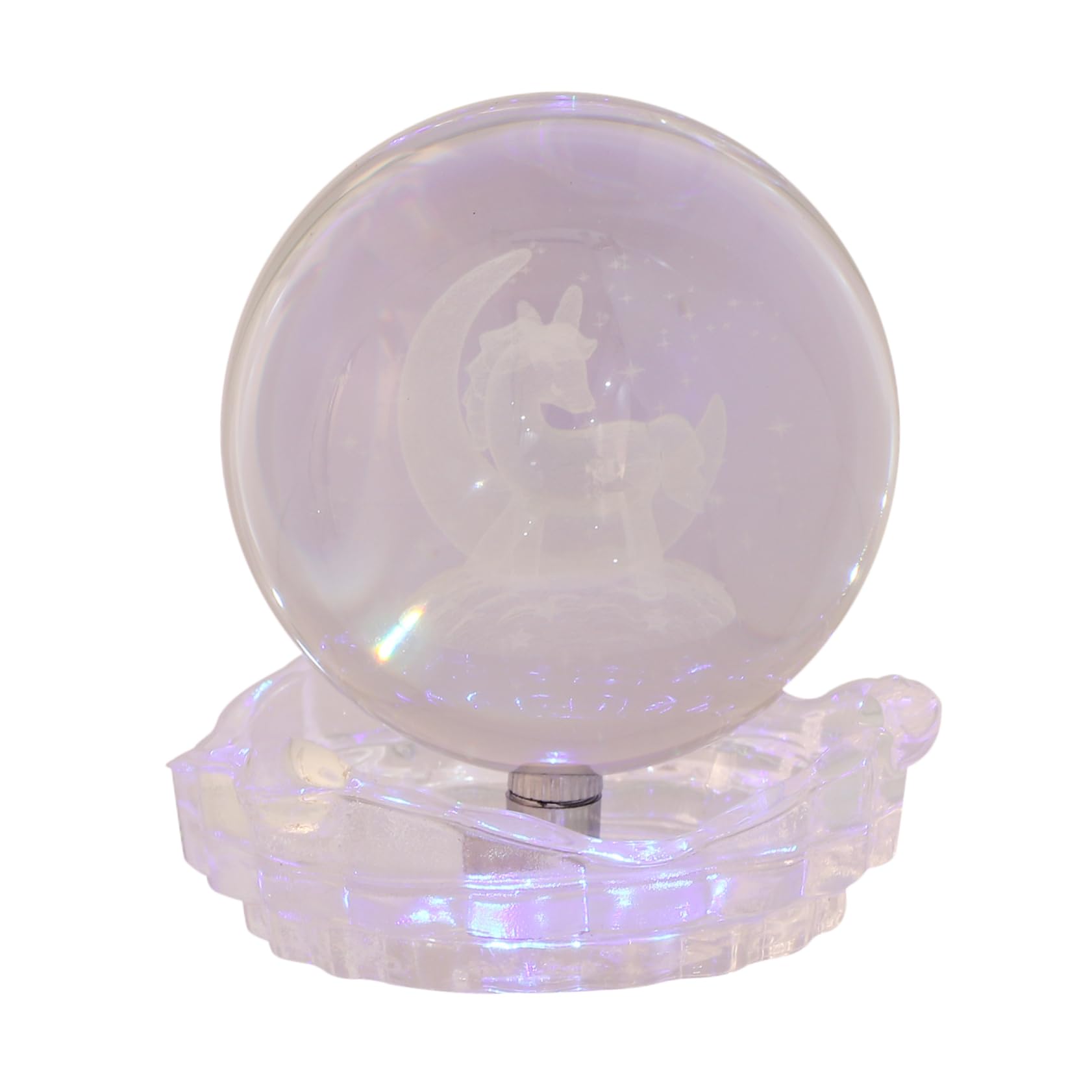 TEHAUX 1pc Delicate Light Creative Adornment for Home Decoration Compact Night Light High Transparency Sphere for Girls