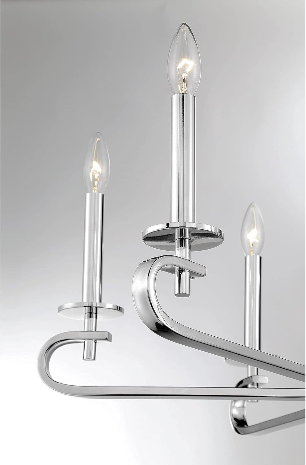 Savoy House 1-2450-6-109 Torino Chandelier, 6-Light 360 Total Watts, Polished Nickel