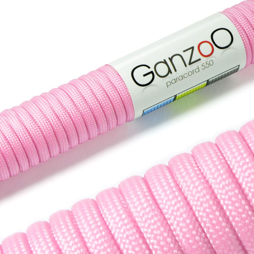Ganzoo Paracord 550 Tipo 3, Cuerda 4 mm 100 m con 7 hebras Interiores, Funda poliéster/Nylon, para Outdoor Camping Supervivencia, rutas de Trekking, asegurar Tienda, Collar y Correa Perro, Oliva — view 51