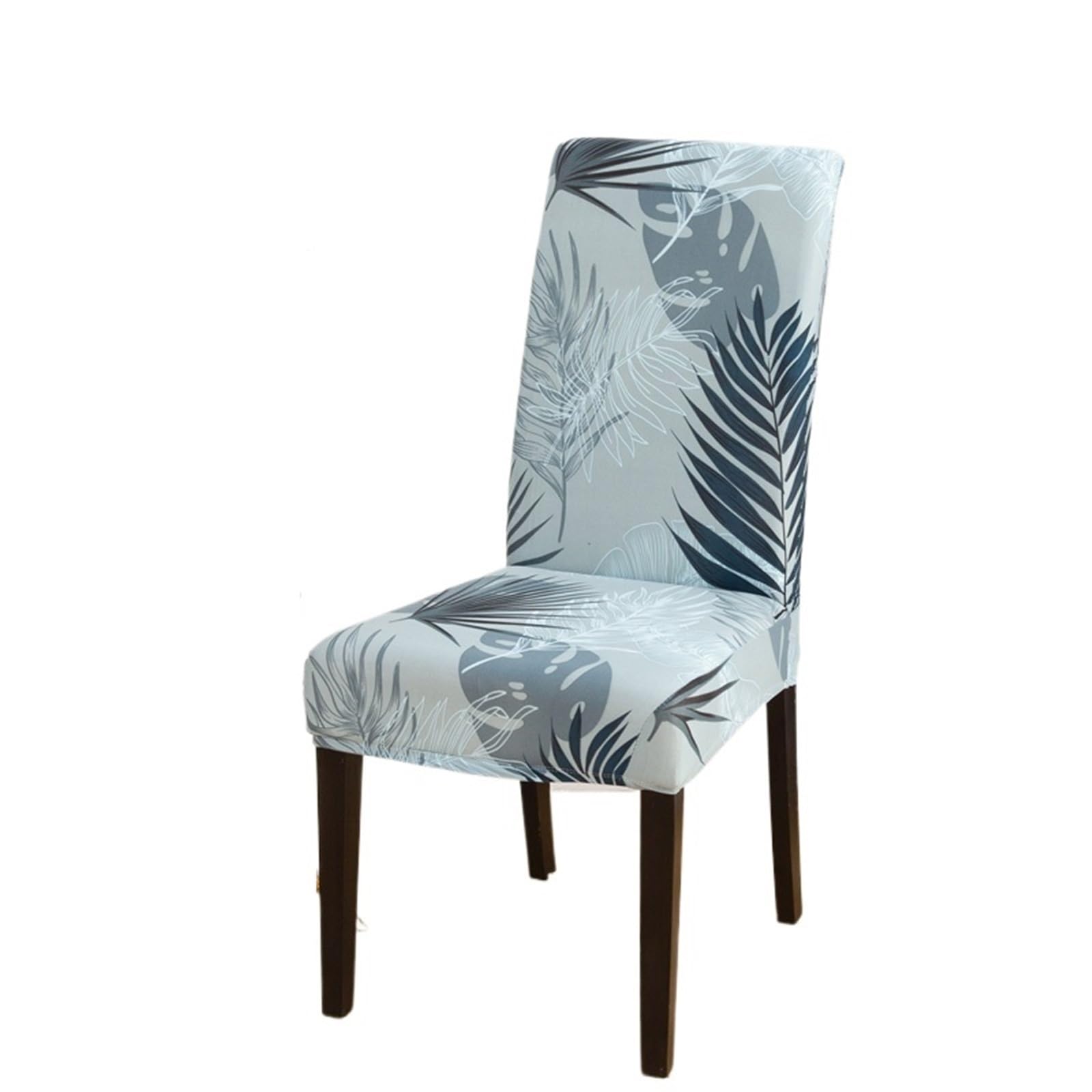 ITRHJTGP Chair Covers Leaf Pattern Elastic Chair Cover - Washable And Universal Dining, Suitable For Living Room, Hotel(A,1PC)