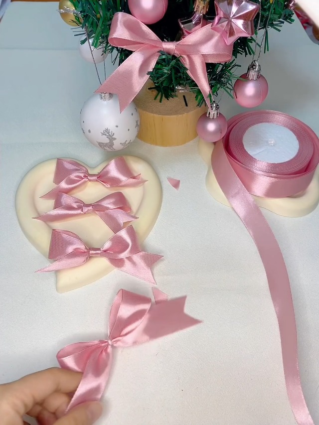Light Pink Satin Ribbon – 1 Inch Wide, 25 Yards For Gift Wrapping, Crafts & Decor - View #8