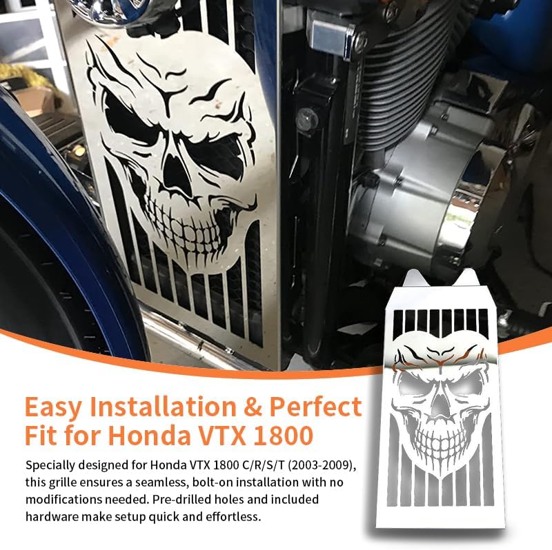 New Radiator Cover Guard Grill Grille Shrouds Cooler Protector Compatible With HONDA Shadow VT600 VLX 600 Steed 400 1988-2007