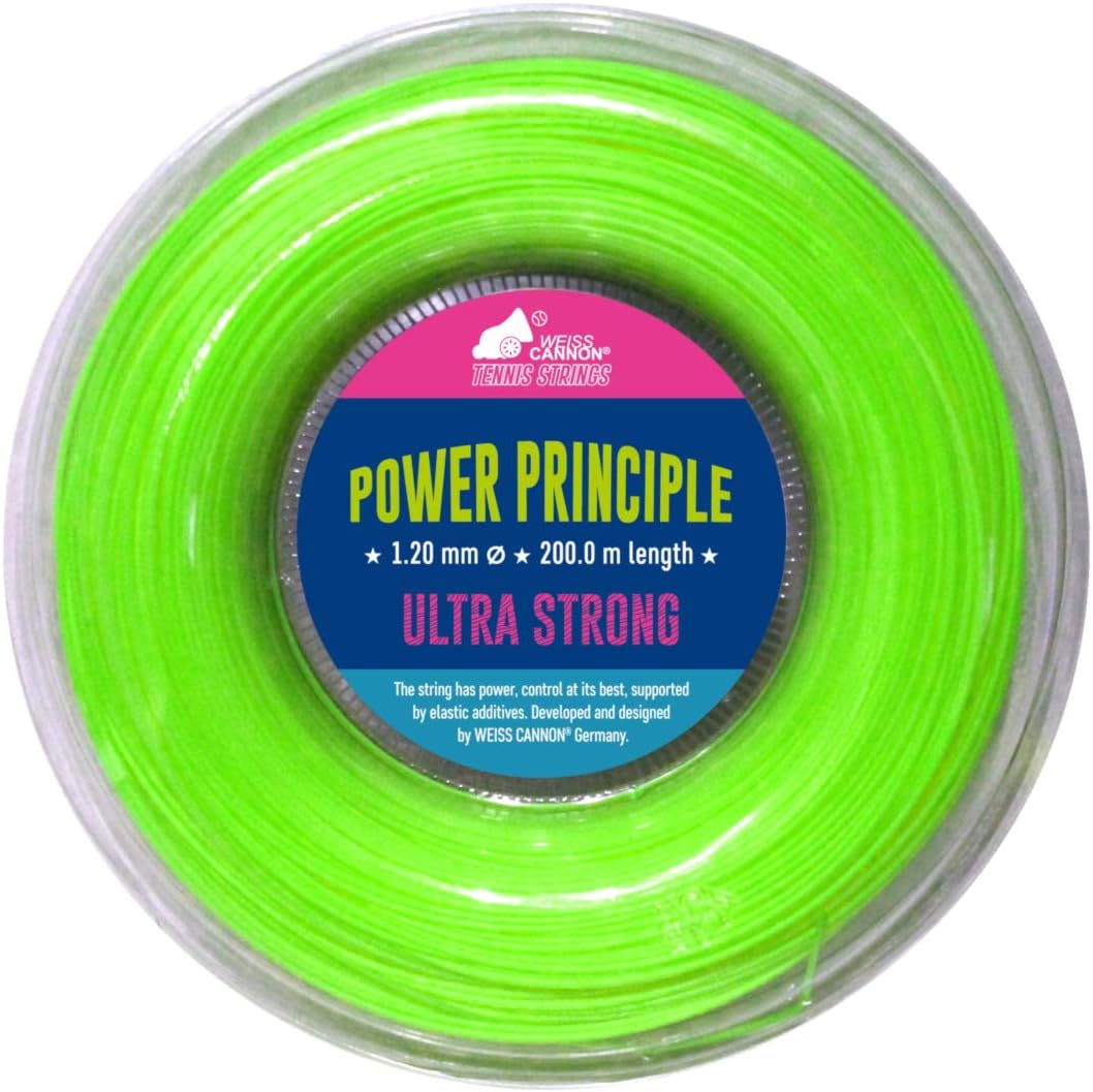 Power Principle Tennis String - 1.20mm (neon-Green) 660ft 200m Reel