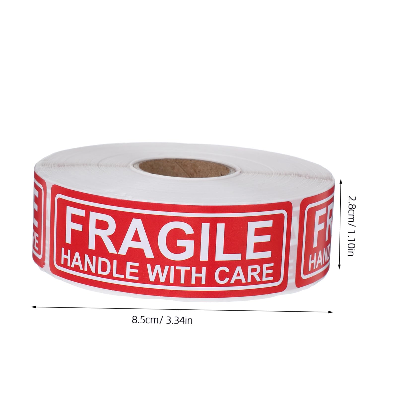 KICHOUSE Fragile Decals 50 Stickers Shipping Label Fragile Box Labels Handle Stickers Adhesive for Moving