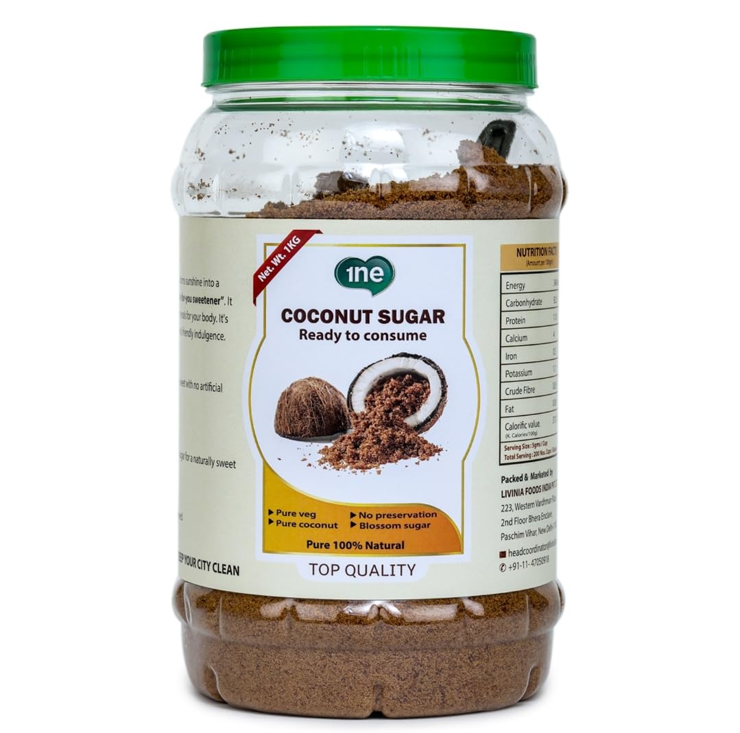 Coconut Sugar(1000gm), Traditional Unrefined Sugar/Natural Sweetener/Zero additives & preservatives/Chemical Free (B0D6BQFJSW) Amazon Price History, Amazon Price Tracker