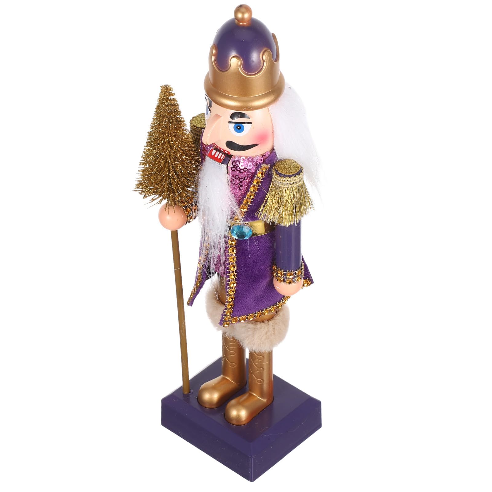 Casse-Noisette Soldat en Plastique Violet ULTECHNOVO pour Décoration Table