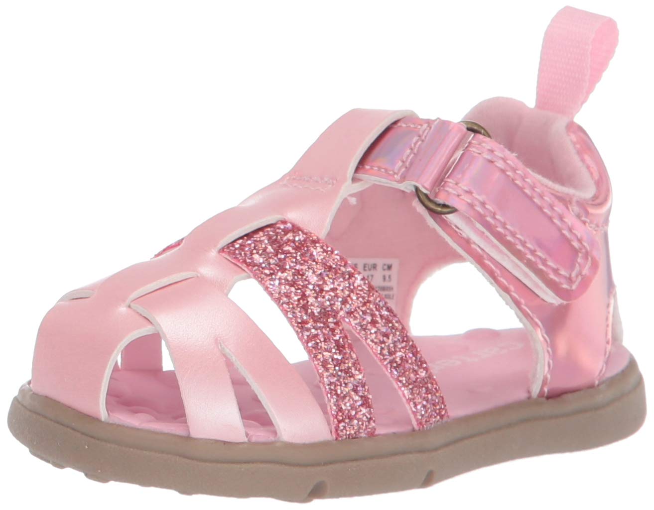 Carters Every Step Girls Infant 1st Walker Adalyn Fisherman Sandal