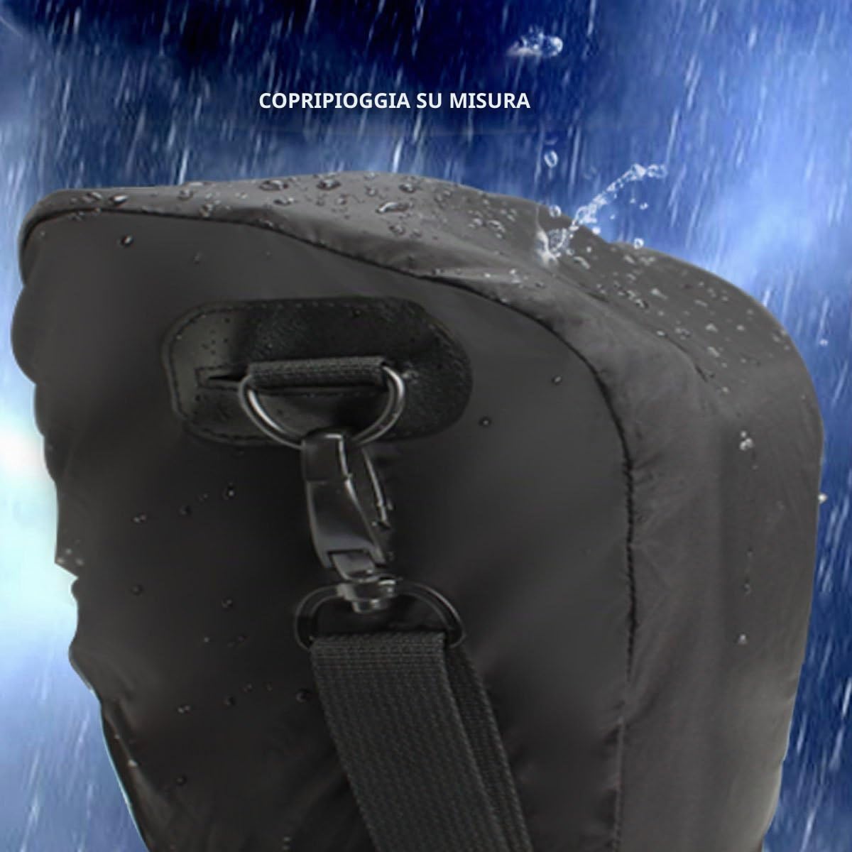 USA Gear Borsa per Fotocamera SLR/DSLR per Mirrorless con Tracolla Regolabile, Maniglia Imbottita, Copertura Antipioggia Rimovibile e Fondo Resistente Alle Intemperie