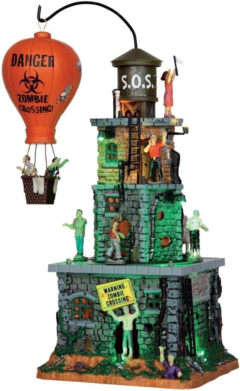 Lemax Zombie Fortress, with 4.5V Adaptor #55998