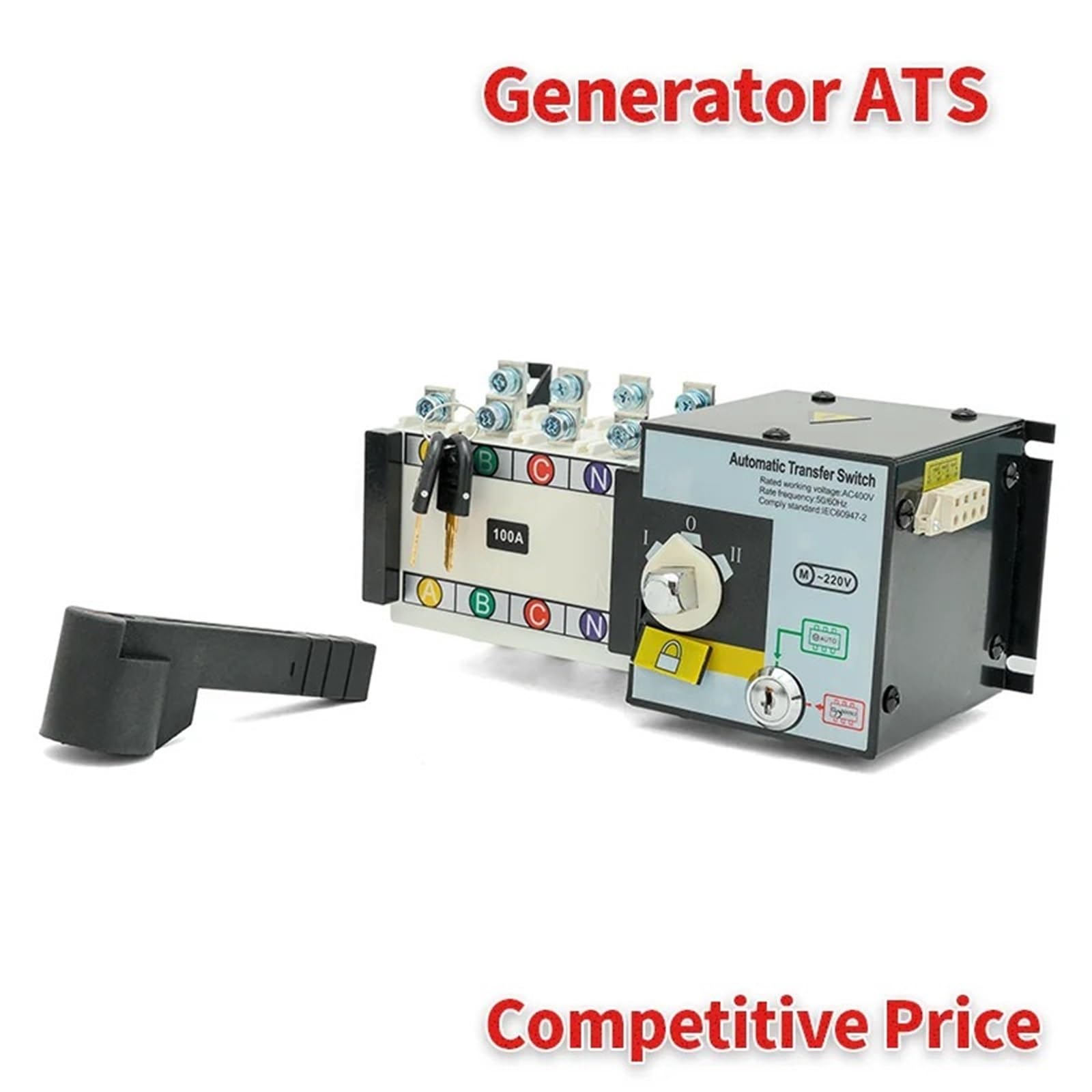 Commutatore automatico ATS 100A 4P Dual Power ATS con trasferimento automatico 230V 400v