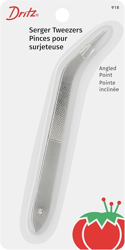 Pinça curva Dritz 918 para máquina overloque, prata, 12,7 cm