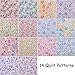 Nodsaw Layer Cakes 10 inch Squares for Quilting; Layer Cake Fabric for Quilting 10 inch; 42 10 x 10 inch Spring Floral Print Precut Cotton Fabric Squares Bundles for Sewing & Quilting Beginners