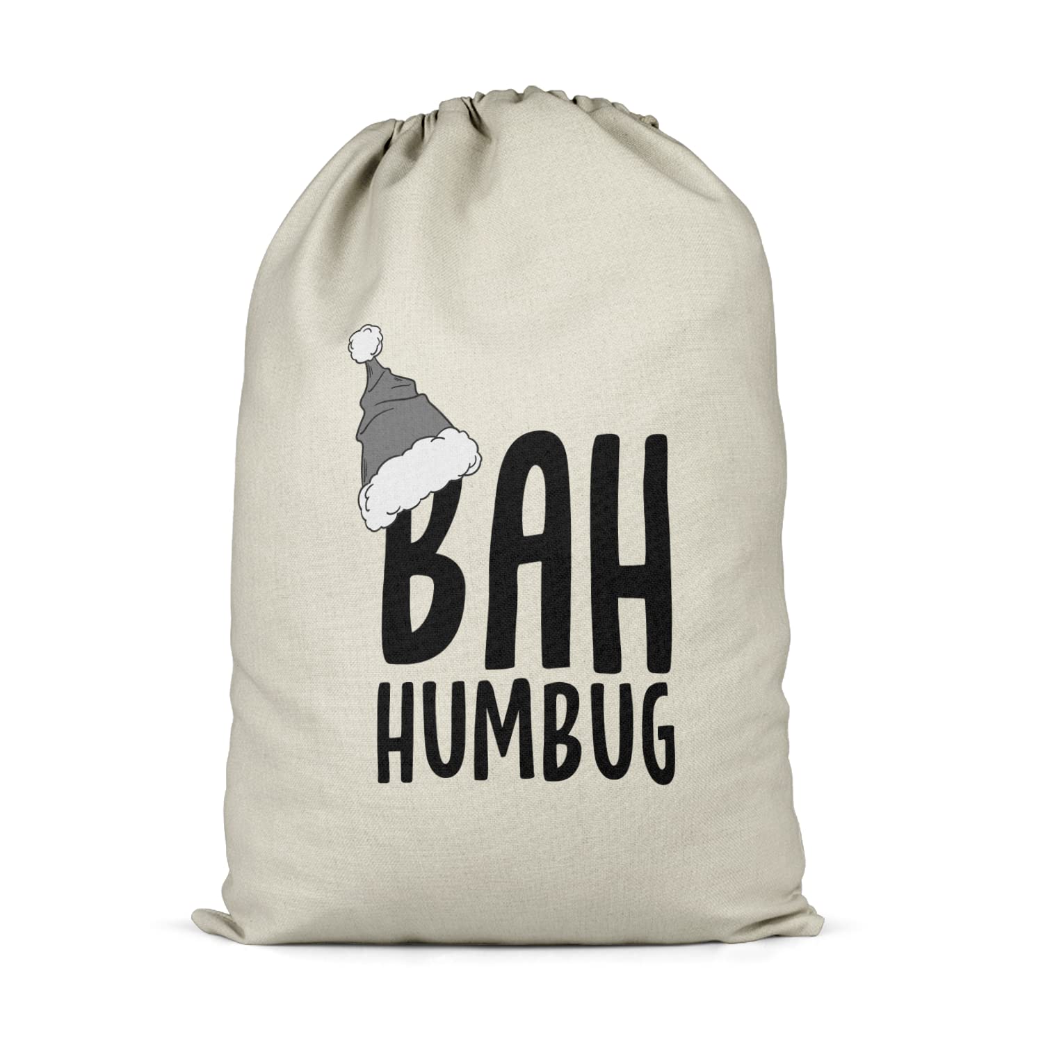 Willow Gifts Bah Humbug! Christmas Santa Sack - Xmas Festive Holiday Celebration Presents Stocking Gift Present