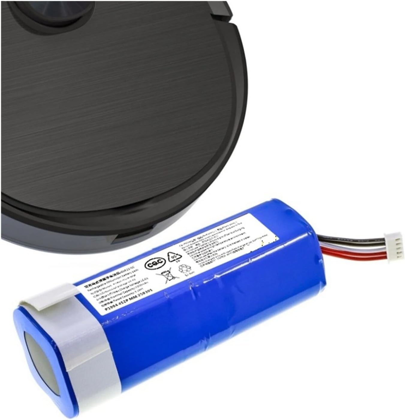 14.4V Li-ion Replacement Battery，Compatible for Ecovacs，Deebot X1 T20 Omni T8 Pure T8+ T9 T10 T5 Ozmo 950 Home Robot Vacuum Cleaner(5600mah)