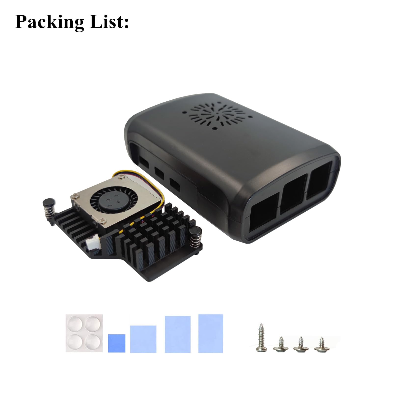 Amazon.co.jp: Raspberry Pi 5ケース アクティブクーラー付き、ABS