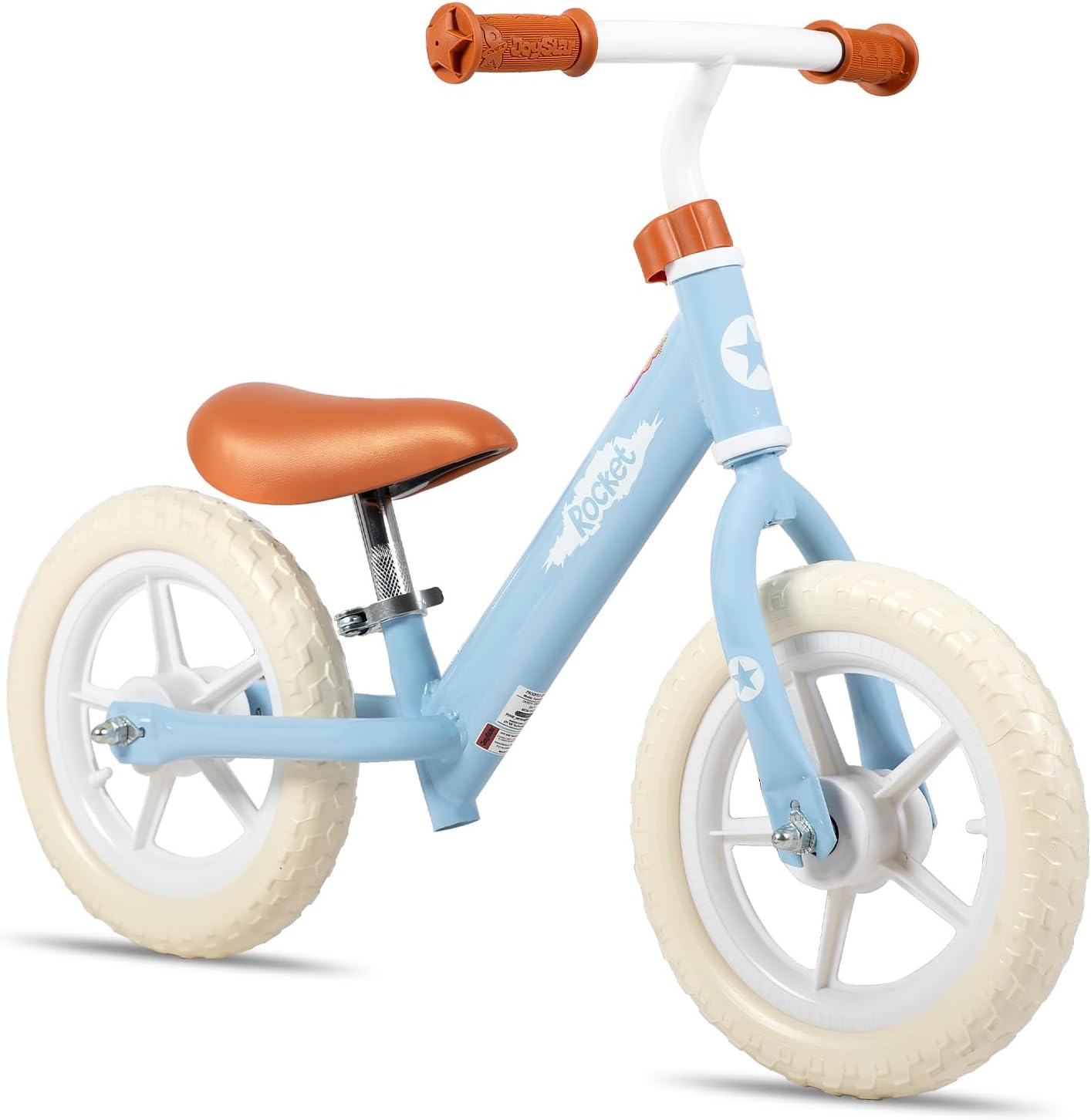 JOYSTAR12 Inch Kids Balance Bike for 2 3 4 5 Years Old Boys Girls, Lightweight Toddler Balance Bikes with Adjustable Handlebar and Seat, Lightweight Gift Bike