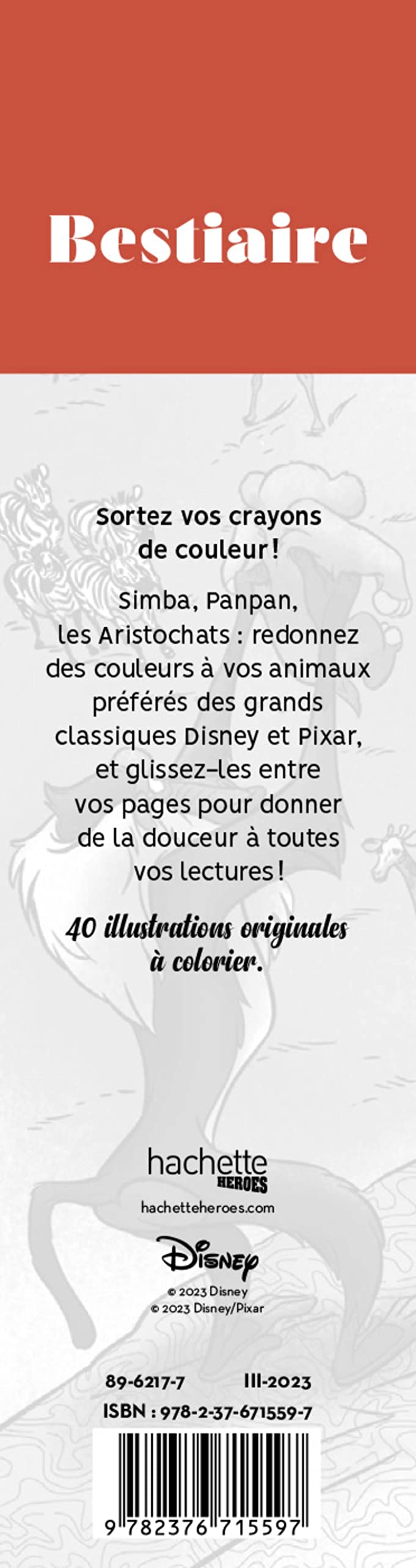 Marque-pages Bestiaire: Nouvelle édition
