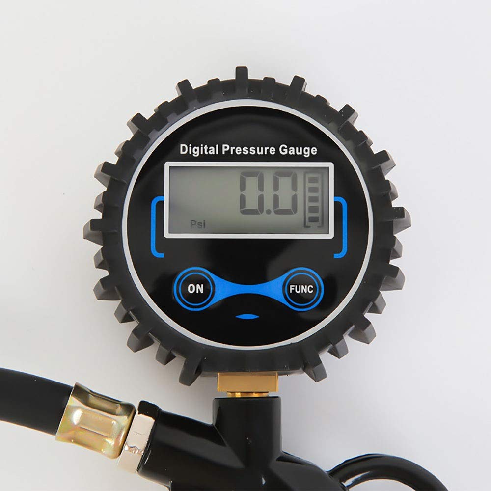 AGAATI Manometro per Pneumatici Manometro Multifunzione per Pneumatici per Auto Pressione dei Pneumatici Pistola rilevatore di Pressione per Pneumatici per la Manutenzione dei Pneumatici