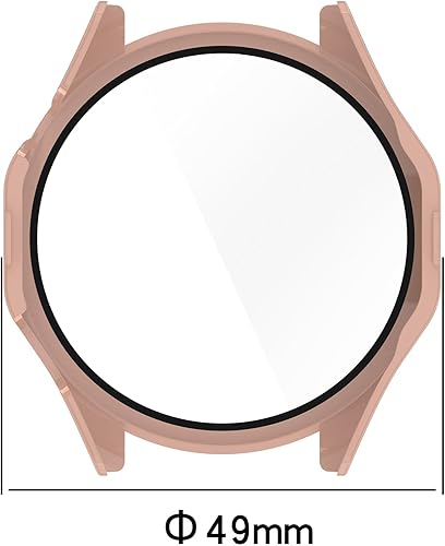 Miniatura 6 de LOKEKE Compatible con Huawei Watch GT4 de 1.81 pulgadas (1.811 in) de cobertura completa de PC, protector de pantalla de vidrio templado (1.812