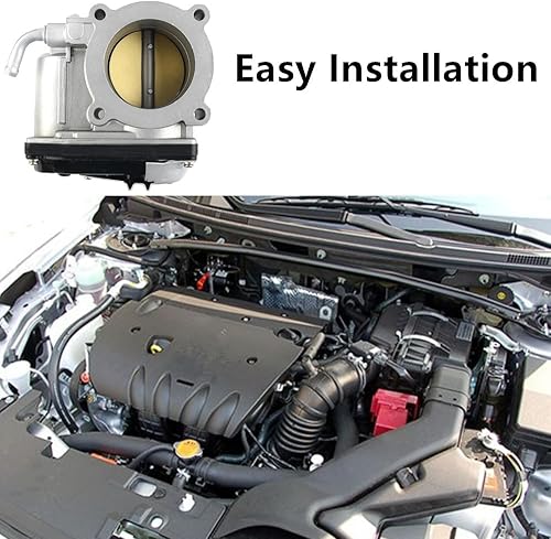 Miniatura 5 de 1450A101 Reemplazo del cuerpo del acelerador del motor compatible con Mitsubish-i Lancer Outlande-r Sport ASX Lancer Delica 4B10 4B11 4B12 4N13