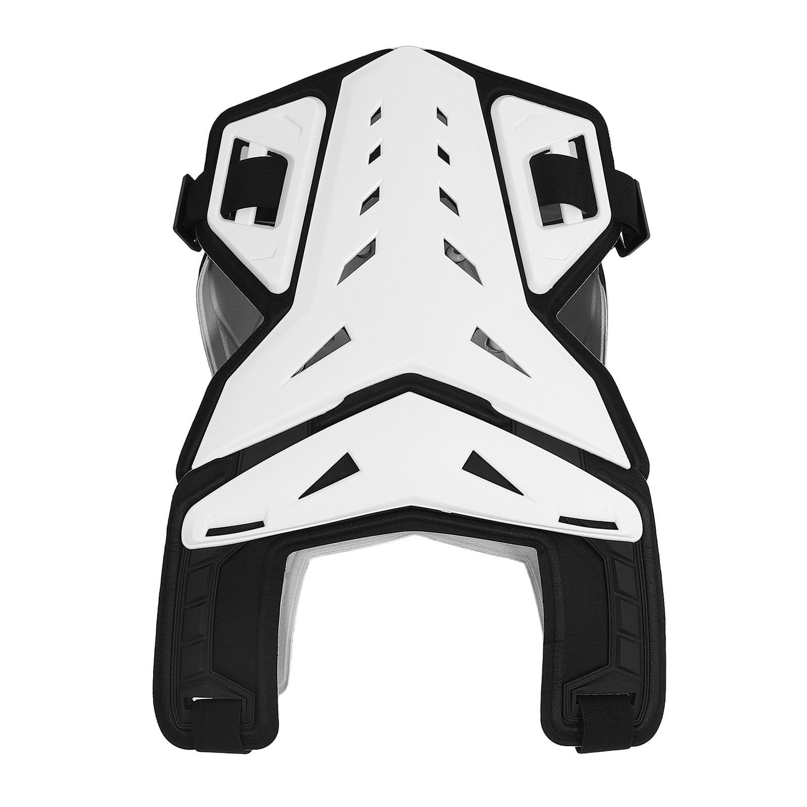Rüstungsweste, Brust-Rückenschutz, PE-Schale, Stoßdämpfende, Leichte, Verstellbare Reitweste mit Weichem Baumwoll-Innenfutter, Ideal für Dirtbike und Mountainbike