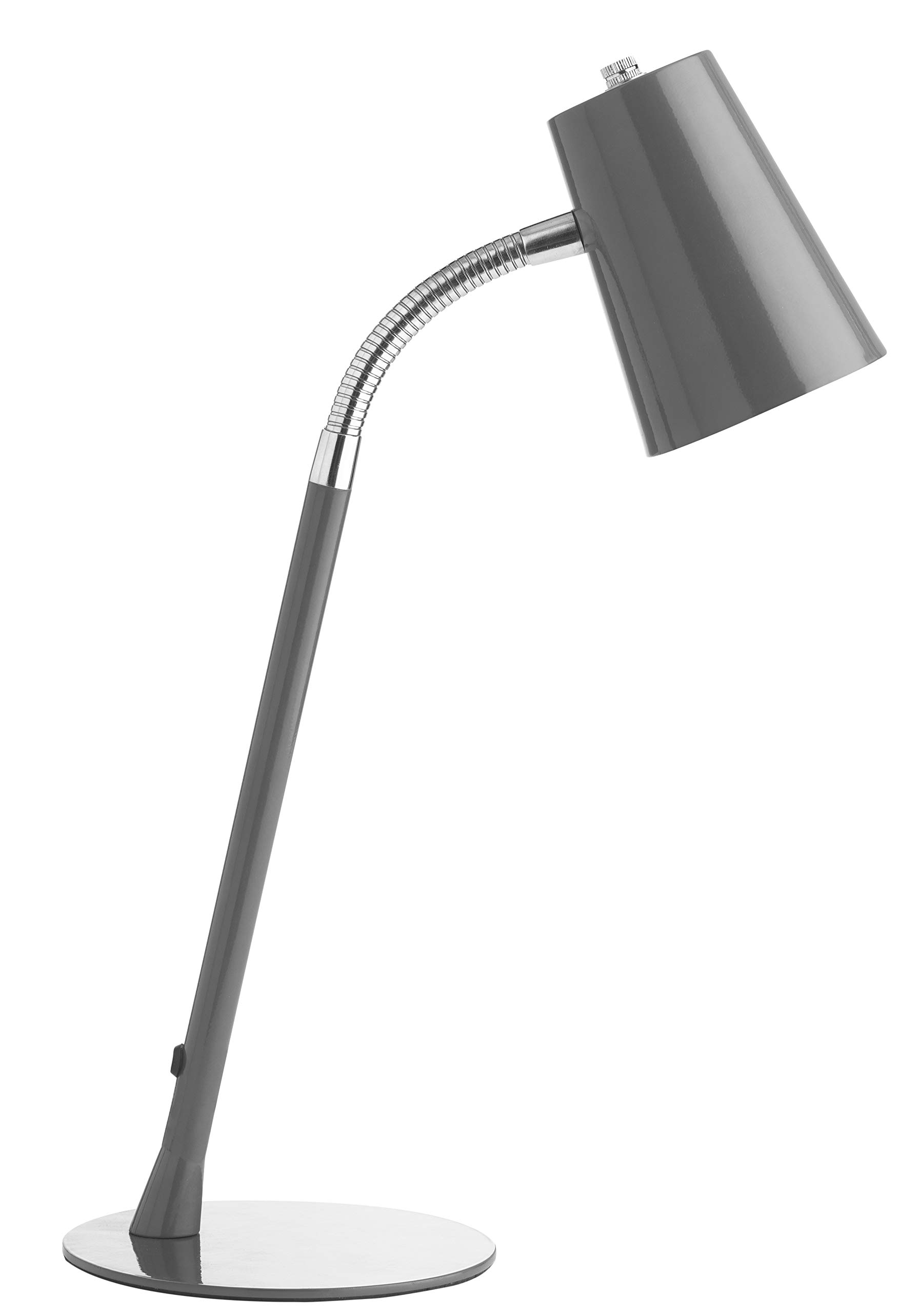Unilux Flexio 2 Lampe de bureau LED 5W 450 Lumens Flexible 43,5 x 15 cm Gris métal