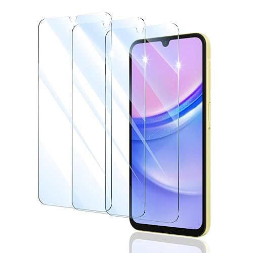 3 Pezzi Pellicola Protettiva per Samsung Galaxy A15/A25/A34/A24, Vetro Temperato