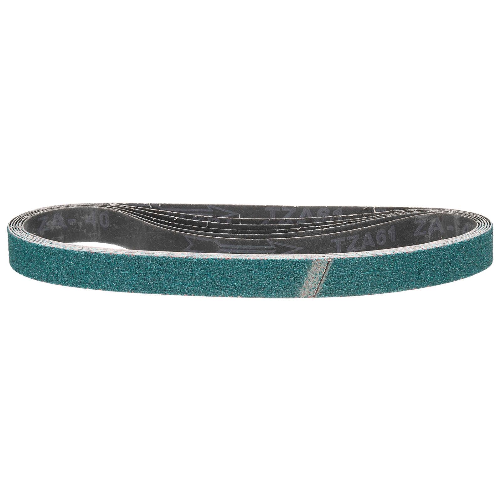 CoCud 50mm x 1220mm Sanding Belt, 6 Pcs 40 Grit Zirconia Knife Sharpener Belts Work Sharpening for Belt Sander Knife Carving Tool Metal Working