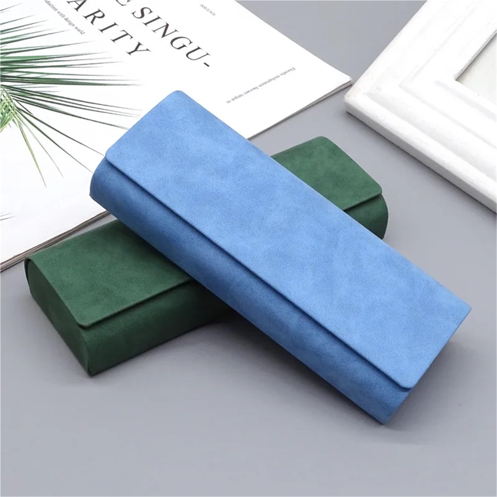 Sonnenbrillen etui 1 Stück Hand Shell PU Brillenetui Robuste Tragbare Aufbewahrungstasche Brillenhalter Augenschutz für Stilvoll Tragbar