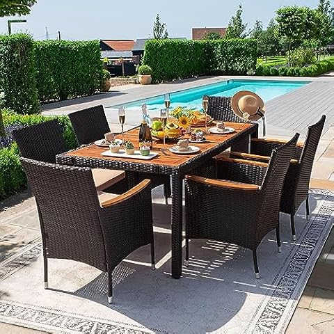 Devoko Outdoor Patio Dining Set Cover