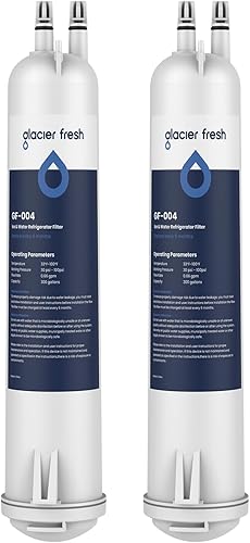 GLACIER FRESH 4396841 Filtro de agua para refrigerador compatible con filtro de agua para refrigerador EDR3RXD1, 4396841, 4396710, Filter 3,