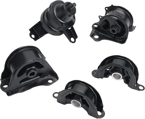 Juego de 5 soportes de motor de transmisión de motor compatibles con Honda CRV 2.0L A6502 A6506 A6520 A6520 A6526 A6585 1997-2001